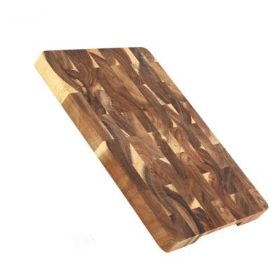 China Sustainable Acacia Cutting Board Kitchen Household Vertical Splicing Cutting Board for sale