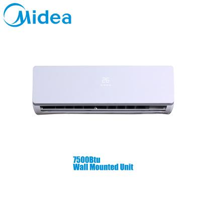 China Hotels Midea 7500btu Quiet Operation Wall Mounted Air Condensing Split Type Indoor Unit Air Conditioner for sale