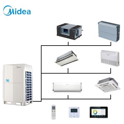 China Industrial hotel Midea air conditioners vrf v6 heat pump outdoor unit for sale