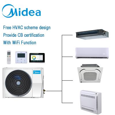 China Hotels Midea vrf C Series 8kw 27300btu Easy Installation Mini Cooler Stand Air Conditioner for sale