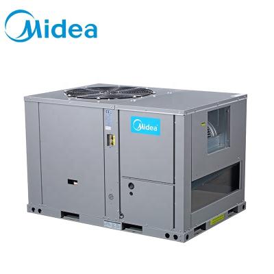 China Hotels Midea 12.5ton Easy Installation Heating Cooling System Roof Top Commercial Air Conditioner for sale