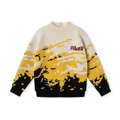 China 2022 Custom OEM and ODM Anti-Shrink Sweater Sleeveclothing Knitwear Children Long Clothes Baby Wear Kids Sweater for sale