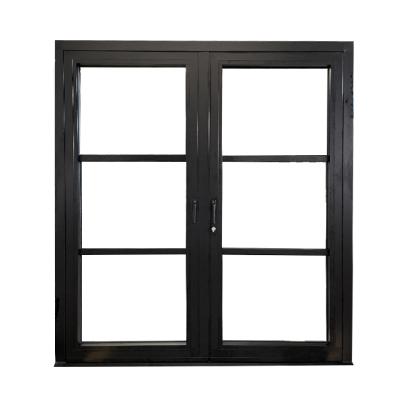 China Heat Insulation European Standard Exterior Aluminum French Doors Energy Efficient Doors And Windows for sale