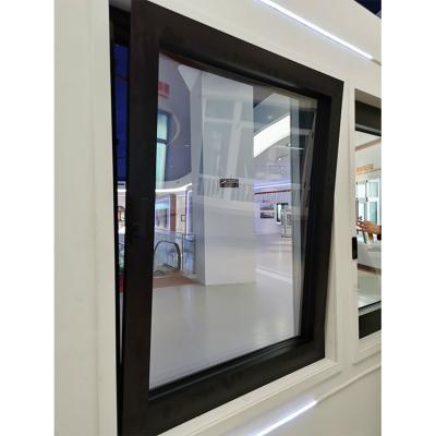 China High Performance Magnetic German Standard Aluminum Screen Windows View Triple Glazed Chamber Windows for sale