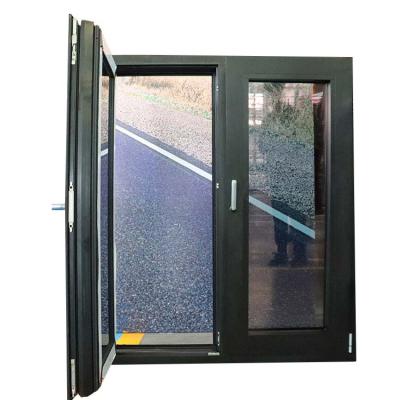 China German Standard High Quality Aluminum Swing Windows Triple Glazed Windows Efficient for sale