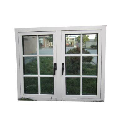 China Hurricane Double Magnetic Impact Screen Price Aluminum Window Swing Casement Standard Cheap Aluminum Window for sale