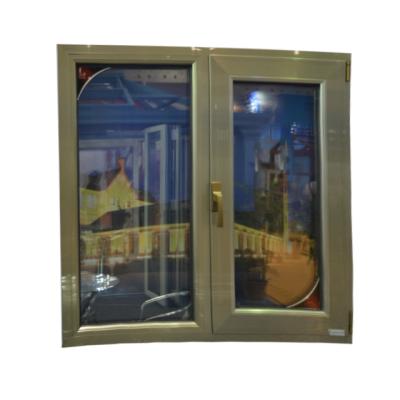 China Best Screen Magnetic Insulated Aluminum Window Double Glass Tilt And Turn Aluminum Casement Window for sale