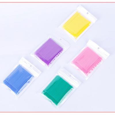 China Intimate Eyelash Extension Sticks Eyelash Extension Cotton Pad Makeup Stick Tool Makeup Graft Disposable Facial Cleansing Kits for sale