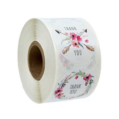 China paper & Factory Direct Carton Around 5cm Paper Stickers For Envelopes Card Tissue Tissue Paper Bag Sealing Sticker for sale