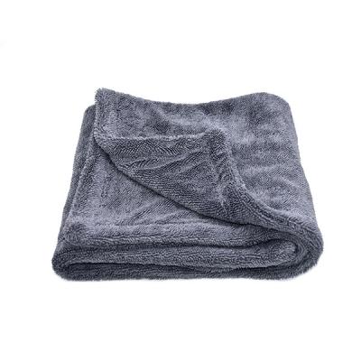 China Super Absorbent Ready To Ship Products Dual Sides 1400gsm Microfiber Twisted Towel Car Drying Towel for sale