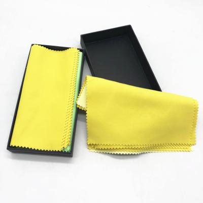 China Free-scratch Sunglasses and Phone Screen Suede Cleaning Cloth Microfiber Suede Towel for Dust Cleaning for sale