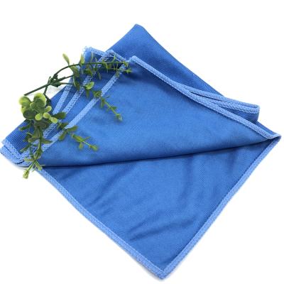 China Free-scratch 300gsm And Size 40*40cm Microfiber Window Cleaning Towel Microfiber Glass Towel for sale