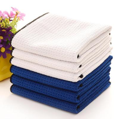 China Sustainable Kitchen Rags Cloth Wiping Towel For Car Cleaning Durable Microfiber Washing Dishes Cleaning 1000pcs 450gsm Opp bag +carton plain for sale