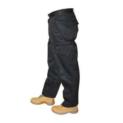 China Hot Selling Charcoal Charcoal Polyester / Cotton Twill 6 Pockets Work Cargo Pants Workwear for sale