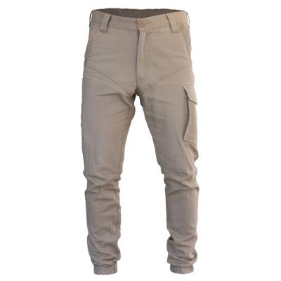 China Men Flexible Cotton / Flexible Spandex Stretch Slim Fit Cuffed Hem Work Pants for sale