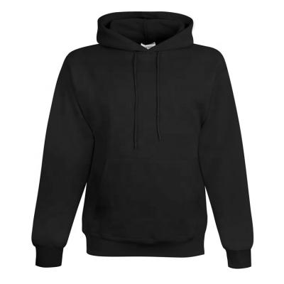 China Custom Made Men's High Quality Polyester Blank Uniform Pullover Black Sweatshirt Embroidered Hoodie Cozy Cozy for sale