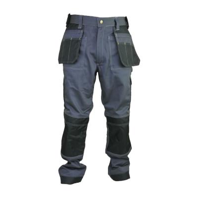 China European American Charcoal Charcoal Men's Heavy Duty Durable Cordura Reinforced Multi Knee Pockets Carpenter Woodcutter Electrician Work Pants for sale