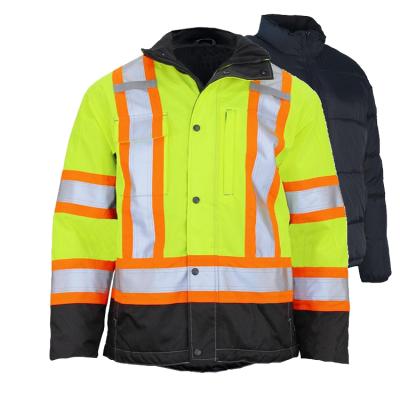 China Water Proof Water Make Warm X Force High 3 Sale Visibility Construction Back Reflective 3 Resistant Hi In 1 Safety Jacket for sale