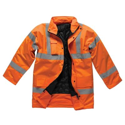 China Water Proof Water Hi Visibility Resistant Waterproof Safety Class 3 EN 20471 ANSI Reflective Winter Wear for sale