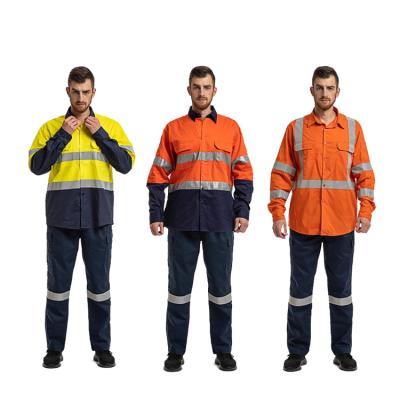 China Custom Australian Water Proof Coal Mining Hi Vis Reflective Safety Clothing High Visibility Construction for sale