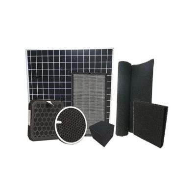 China Hotel Formaldehyde Removal By Activated Carbon Filter Screen Of Air Purifier Filter Element for sale