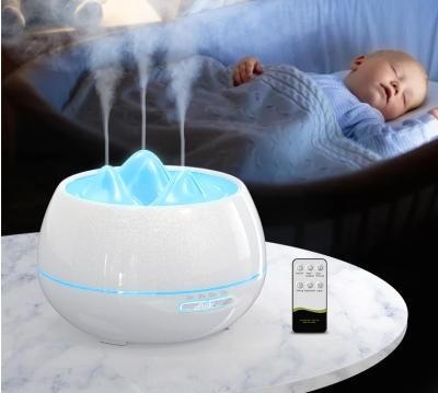 China USB Remote Control Mini Household Colorful Light Air Purifier Night Aromatherapy Humidifier for sale