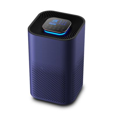 China Desktop UV Indoor Anion Air Purifier Smart Ultraviolet Sterilization Air Purifier for sale