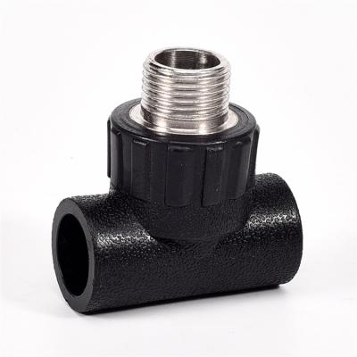 China Excellent Quality Corrosion Resistance Durable Plumbing Pipe Fittings Threaded Tee HDPE Pipe Fittings for sale