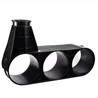 China Excellent Quality Corrosion Resistance Drainage Pipe Fittings Durable HDPE Marine Black Pipe Fittings for sale