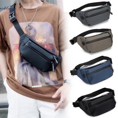 China Water Proof Waterproof Men's Waist Pack Outdoor Sports Casual Shoulder Cross - Tide Body Bag Fashion Korean Version Of The Male Chest Bag for sale