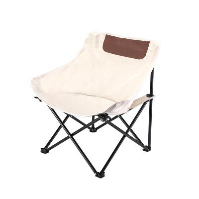 China Modern Outdoor Camping Portable Moon Chairs Home BBQ Folding Chairs Leisure Beach Fishing Chairs Wholesale for sale