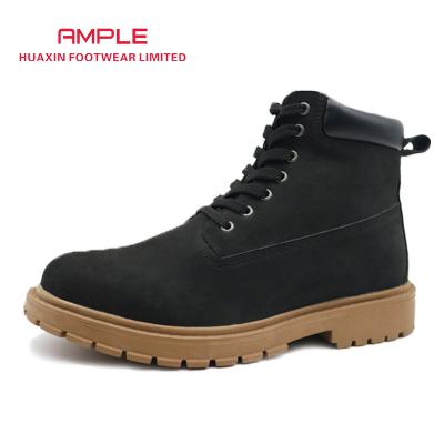 China 2022 Round Fashion Combat Boots Outdoor Boots Fashion Leather Brand High Ankle Work Boots for sale