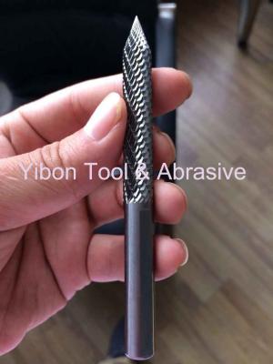 China Manufacture 6mm Diameter tire repair Carbide rotary cutters / Tire grinding burrs for sale