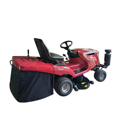 China 4-Stroke car mounted lawn mower equipped with a grass collection box, driving lawn mower, gasoline high horsepower super lawn mower for sale