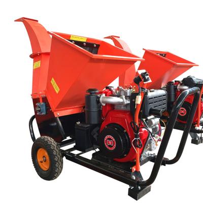 China Factory Orchard Tree Branch Chopper Straw Agricultural Crusher Diesel Electric Starting Orchard Branch Crusher for sale