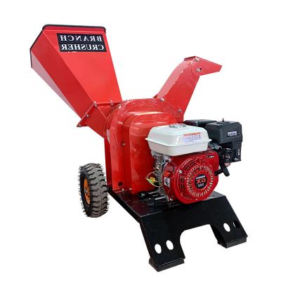 China Factory Small Gasoline Engine Wood Gasoline Engine Small Start Twig Crusher 220v Manual Agricultural Dedicated Sawdust Machine for sale