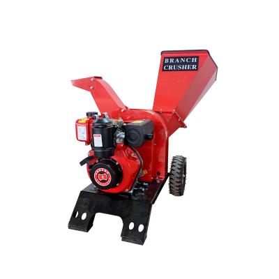 China Factory Gasoline / Diesel Optional Mulcher Wood Chipper Tractor Forestry Machinery Wood Log Chipper for sale