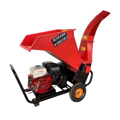 China Factory Gasoline Engine Garden Sawdust Crusher Forestry Tree Branch Chipper Small Specialized Branch Chipper for sale