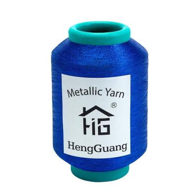 China High Quality Soft Type Anti-UV Thread Polyester Embroidery Machine Sparkle Color AK Metallic Thread for sale