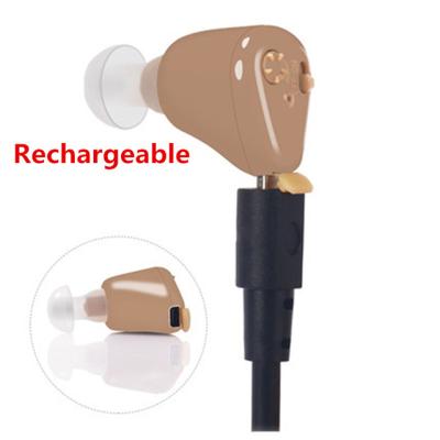 China Custom Mini Hearing Amplifier Cheap Noise Earphone Rechargeable Earphone K88 Help Medium To High Hearing Loss Person for sale