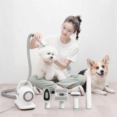 China Amazon High Stocked Professional Pet Grooming Vacuum Kit With Trimmer Comb Brush Pet Accessories for sale