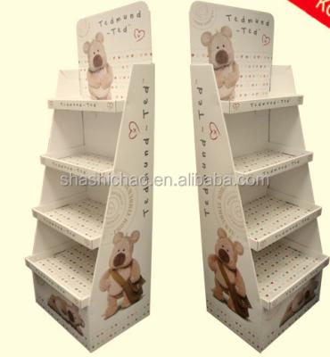 China Recycled Materials Cardboard Display Stand, Corrugated Rack, Luggage Carrier Accept OEM Shanghai Manufacturer for sale