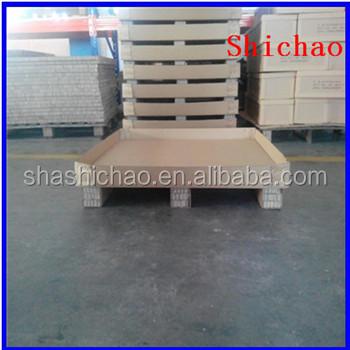 China Single Faced Recyclable Packaging Paper Pallet With Collar /Shanghai Shichao for sale