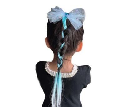 China Hair Accessary Wig Color Gradient Simulation Twist Braid Hair Braid Hair Bands In Children Weaving Rope for sale