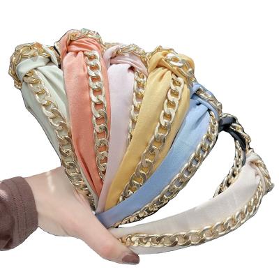 China For designer wholesale luxury rhinestone hair accessories hair bands bling headbands for women for sale