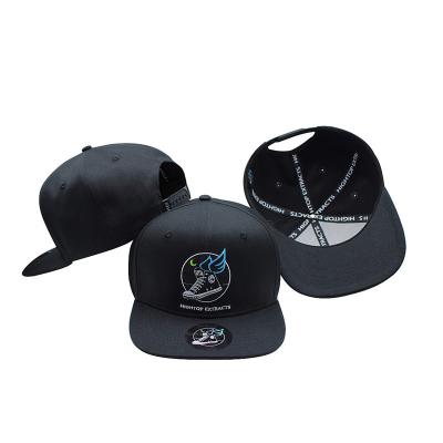 China COMMON wholesale high quality cotton custom embroidery logo green under the brim men's snapback hat for sale