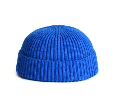 China COMMON 100% Acrylic Foldable Letter Designed Custom Fisherman Beanie Hat Knitted Canada Winter Toque Hat for sale