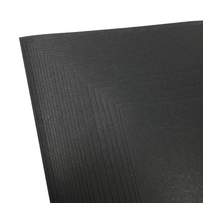 China Precision 350gsm Dimension Black Construction Paper Anti Curl Roll For Wholesale for sale