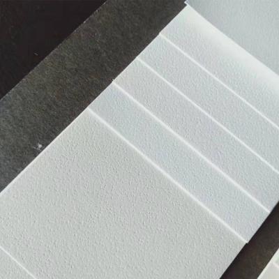 China 160GSM Skin Anticurl White Ivory Cover Embossed Card Canvas Paper For Greeting Card for sale