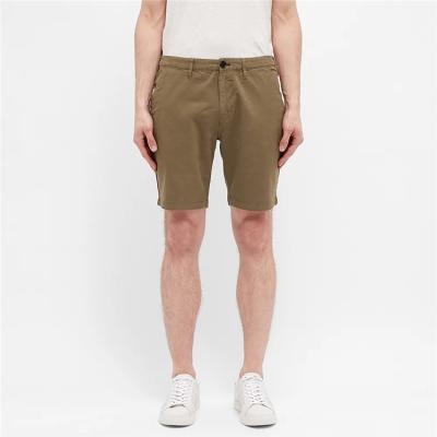 China wholesale 100% Cotton Twill Custom Wear Men Khaki Outdoor Zipper Fly Anti-Wrinkle Shorts for sale